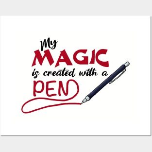 My Magic is created with a pen Posters and Art